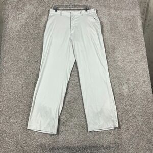 Pebble‎ Beach Performance Pants Mens 34x30 Khaki Straight Leg Golf Chino Beige